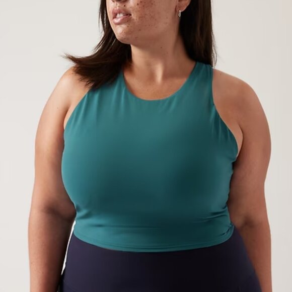 [Athleta] NWT Conscious Crop D-DD in Borealis Green 2X - Picture 2 of 12